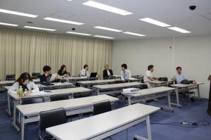 認定講習会終了後に開催のケープレ予演会の出席風景